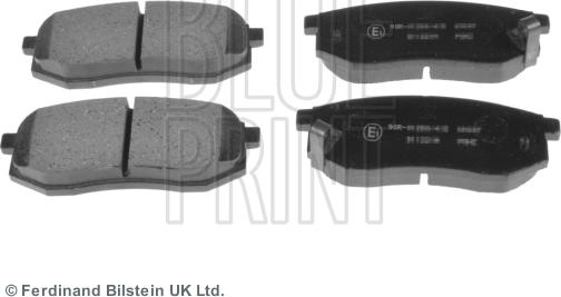 Blue Print ADG042104 - Brake Pad Set, disc brake www.autospares.lv