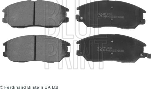 Blue Print ADG042107 - Brake Pad Set, disc brake www.autospares.lv