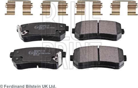 Blue Print ADG042119 - Brake Pad Set, disc brake www.autospares.lv