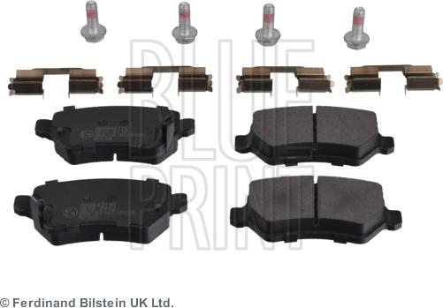 Blue Print ADG042116 - Brake Pad Set, disc brake www.autospares.lv