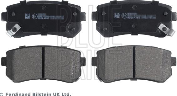 Blue Print ADG04282 - Brake Pad Set, disc brake www.autospares.lv