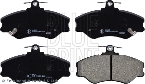 Blue Print ADG04234 - Тормозные колодки, дисковые, комплект www.autospares.lv