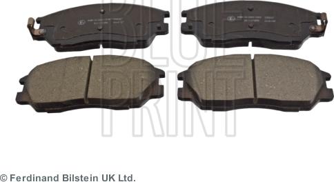 Blue Print ADG04272 - Brake Pad Set, disc brake www.autospares.lv