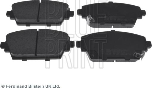 Blue Print ADH24256 - Brake Pad Set, disc brake www.autospares.lv