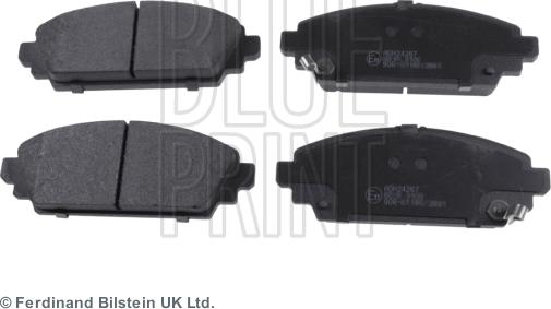 Blue Print ADH24267 - Brake Pad Set, disc brake www.autospares.lv