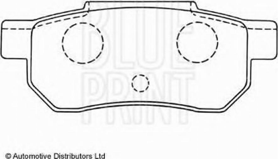 Blue Print ADH24209 - Bremžu uzliku kompl., Disku bremzes www.autospares.lv