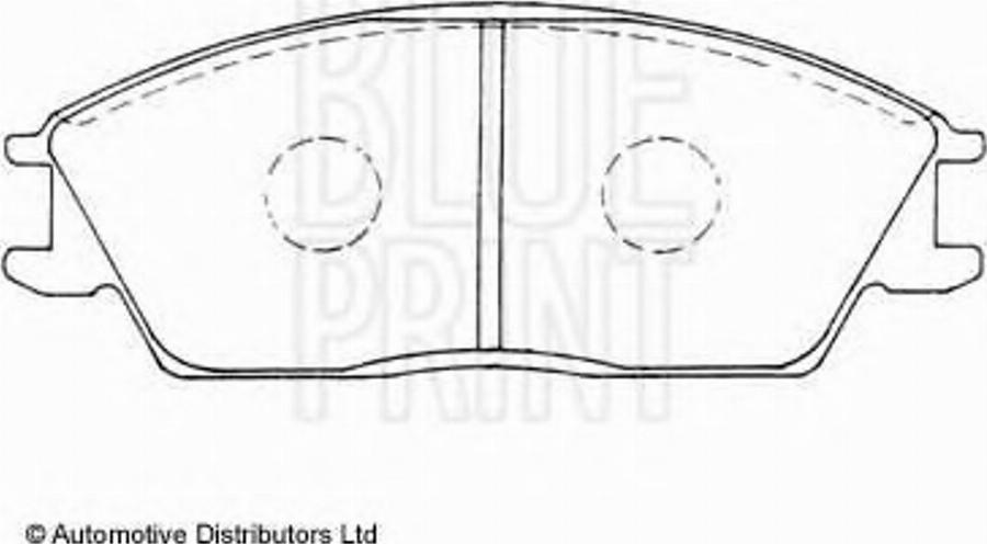 Blue Print ADH24211 - Bremžu uzliku kompl., Disku bremzes www.autospares.lv