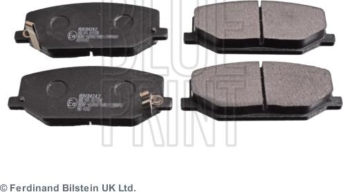 Blue Print ADK84242 - Brake Pad Set, disc brake www.autospares.lv