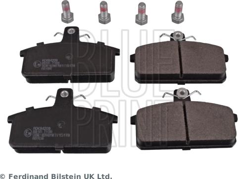 Blue Print ADK84209 - Brake Pad Set, disc brake www.autospares.lv