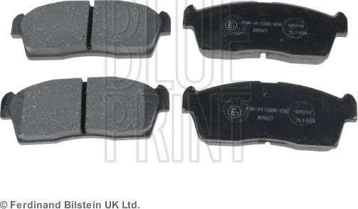 Blue Print ADK84229 - Brake Pad Set, disc brake www.autospares.lv