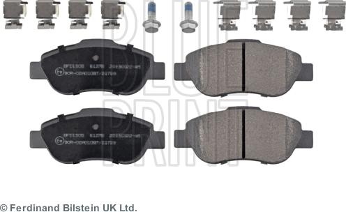 Blue Print ADL144240 - Bremžu uzliku kompl., Disku bremzes www.autospares.lv