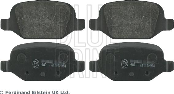 Blue Print ADL144205 - Brake Pad Set, disc brake www.autospares.lv