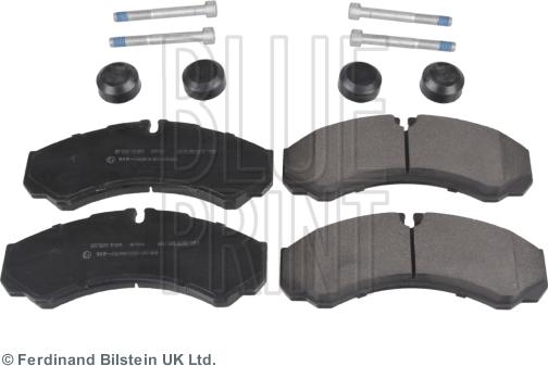 Blue Print ADL144226 - Тормозные колодки, дисковые, комплект www.autospares.lv