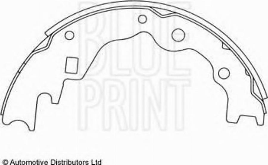 Blue Print ADM54112 - Bremžu loku komplekts www.autospares.lv