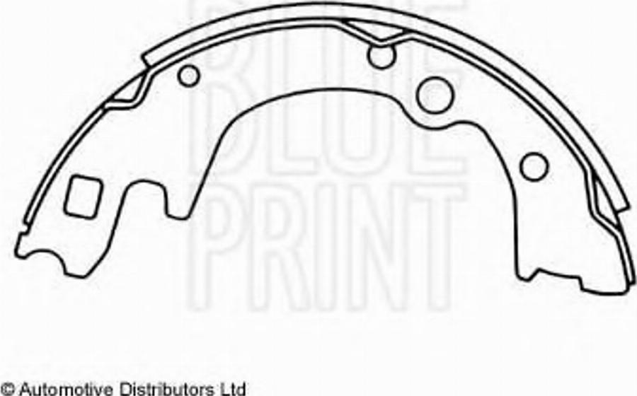 Blue Print ADM54121 - Bremžu loku komplekts www.autospares.lv