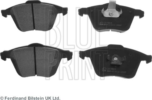 Blue Print ADM54299 - Brake Pad Set, disc brake www.autospares.lv