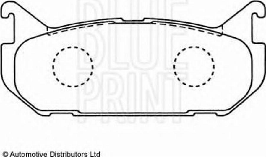 Blue Print ADM54251 - Bremžu uzliku kompl., Disku bremzes www.autospares.lv