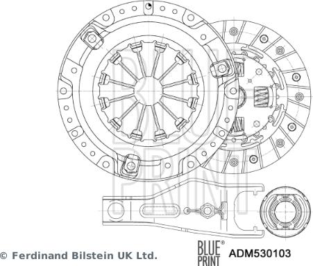 Blue Print ADM530103 - Sajūga komplekts www.autospares.lv