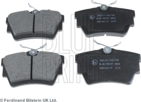 Blue Print ADN142119 - Brake Pad Set, disc brake www.autospares.lv