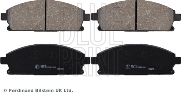 Blue Print ADN142115 - Brake Pad Set, disc brake www.autospares.lv