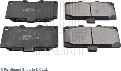 Blue Print ADN14280 - Brake Pad Set, disc brake www.autospares.lv