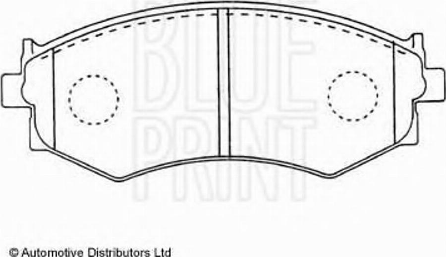 Blue Print ADN14229 - Bremžu uzliku kompl., Disku bremzes autospares.lv