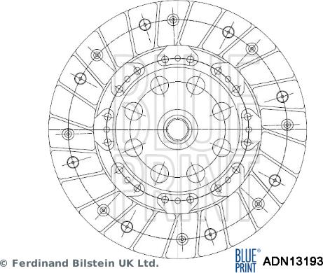 Blue Print ADN13193 - Sajūga disks www.autospares.lv