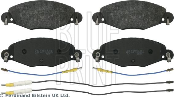 Blue Print ADP154249 - Bremžu uzliku kompl., Disku bremzes autospares.lv