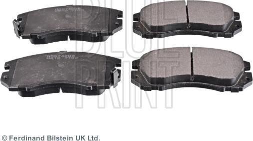 Blue Print ADS74208 - Brake Pad Set, disc brake www.autospares.lv