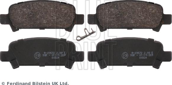 Blue Print ADS74219 - Brake Pad Set, disc brake www.autospares.lv