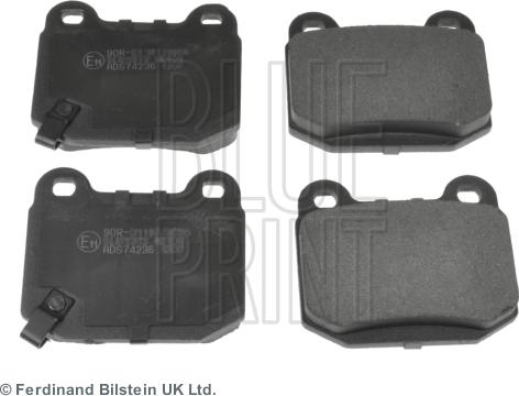 Blue Print ADS74236 - Brake Pad Set, disc brake www.autospares.lv