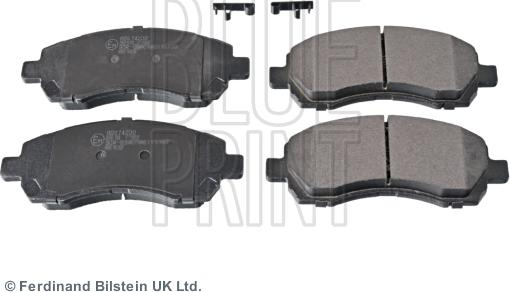 Blue Print ADS74220 - Brake Pad Set, disc brake www.autospares.lv