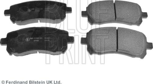 Blue Print ADS74221 - Brake Pad Set, disc brake www.autospares.lv