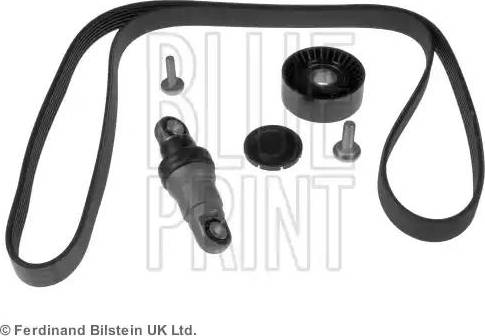 Blue Print ADT396753 - Поликлиновый ременный комплект www.autospares.lv