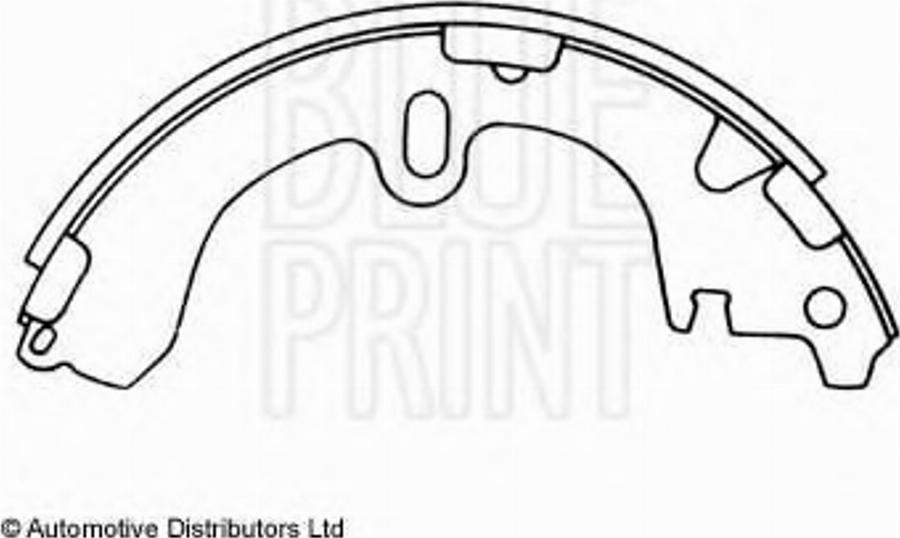 Blue Print ADT34109 - Bremžu loku komplekts www.autospares.lv