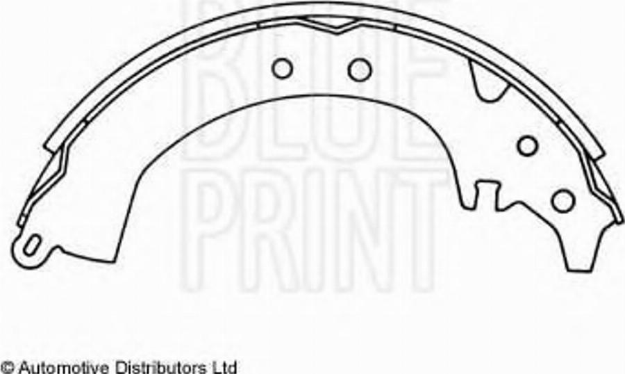 Blue Print ADT34106 - Bremžu loku komplekts www.autospares.lv