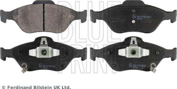 Blue Print ADT342165 - Brake Pad Set, disc brake www.autospares.lv