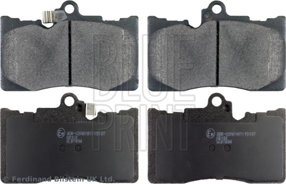 Blue Print ADT342161 - Brake Pad Set, disc brake www.autospares.lv