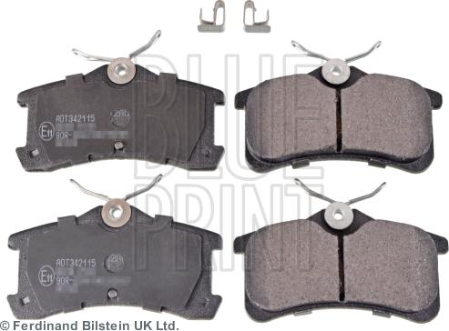 Blue Print ADT342115 - Brake Pad Set, disc brake www.autospares.lv