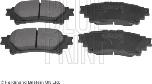 Blue Print ADT342186 - Bremžu uzliku kompl., Disku bremzes autospares.lv