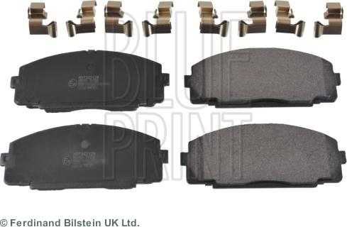 Blue Print ADT342128 - Brake Pad Set, disc brake www.autospares.lv