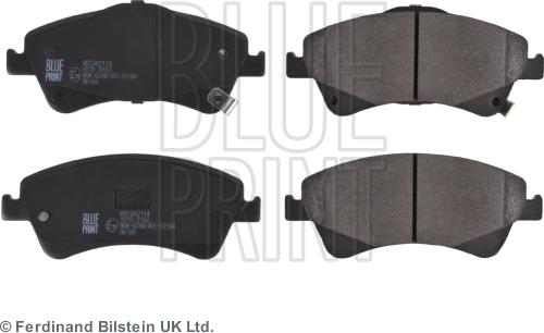 Blue Print ADT342174 - Brake Pad Set, disc brake www.autospares.lv