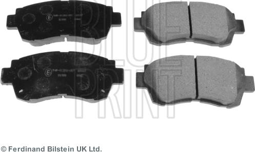 Blue Print ADT34283 - Brake Pad Set, disc brake www.autospares.lv