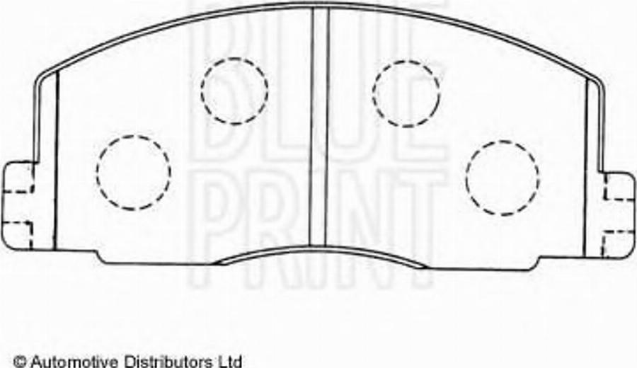 Blue Print ADT34232 - Bremžu uzliku kompl., Disku bremzes www.autospares.lv