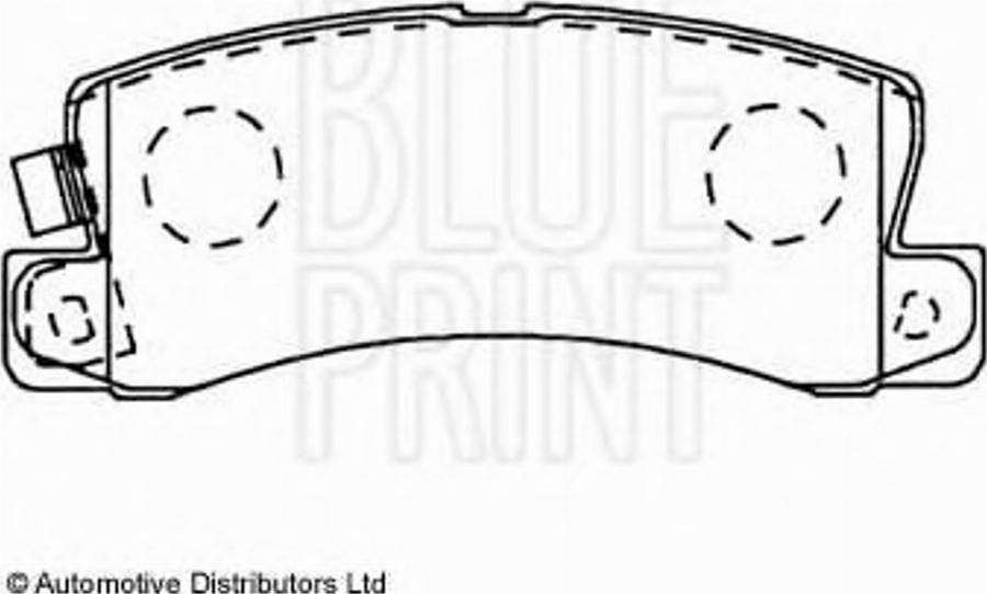 Blue Print ADT34228 - Bremžu uzliku kompl., Disku bremzes www.autospares.lv