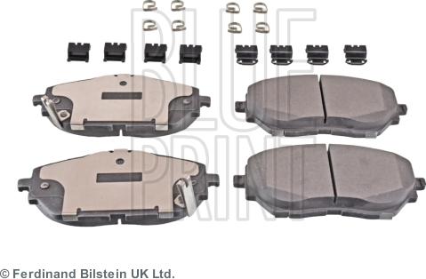 Blue Print ADT342223 - Bremžu uzliku kompl., Disku bremzes www.autospares.lv