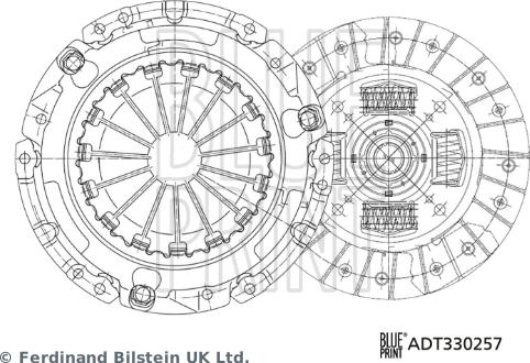 Blue Print ADT330257 - Sajūga komplekts www.autospares.lv