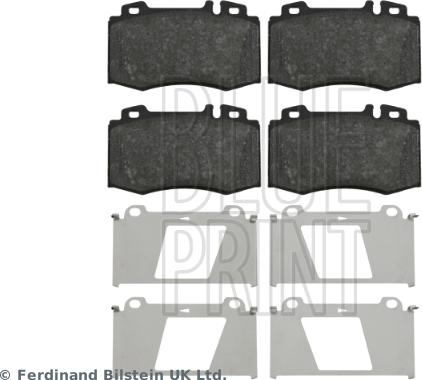 Blue Print ADU174281 - Bremžu uzliku kompl., Disku bremzes autospares.lv