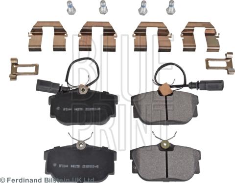 Blue Print ADV184254 - Bremžu uzliku kompl., Disku bremzes www.autospares.lv