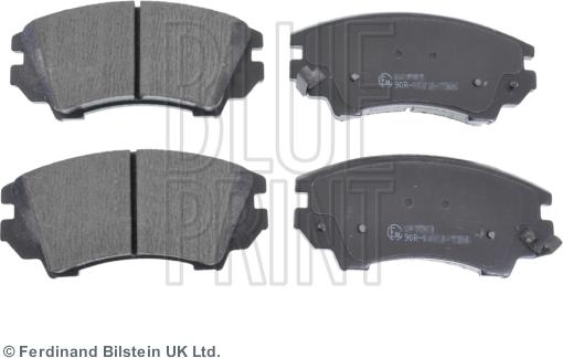 Blue Print ADW194202 - Brake Pad Set, disc brake www.autospares.lv